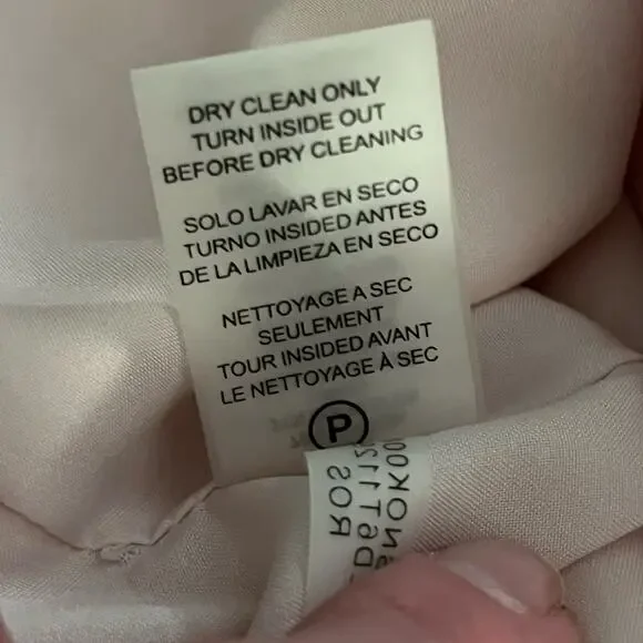 Karl Lagerfeld Paris Pink Tweed Shift Dress with Front Pockets Size 6 - Picture 9 of 10